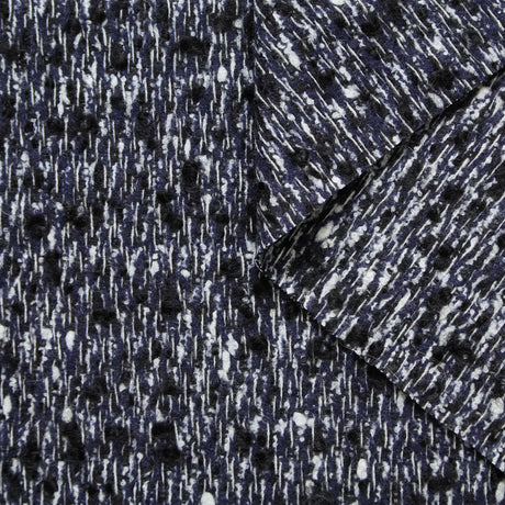 T25M12554 | Tweed Bouclé Effet Marbré