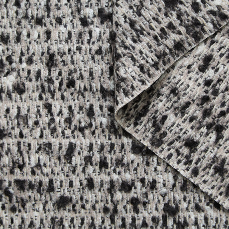 T25M12554 | Tweed Bouclé Effet Marbré