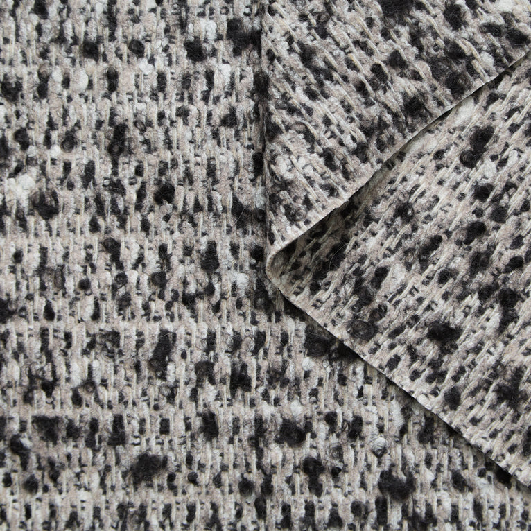 T25M12554 | Tweed Bouclé Effet Marbré - vue 5