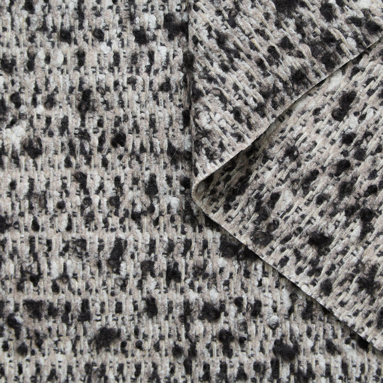 T25M12554 | Tweed Bouclé Effet Marbré - vue 1