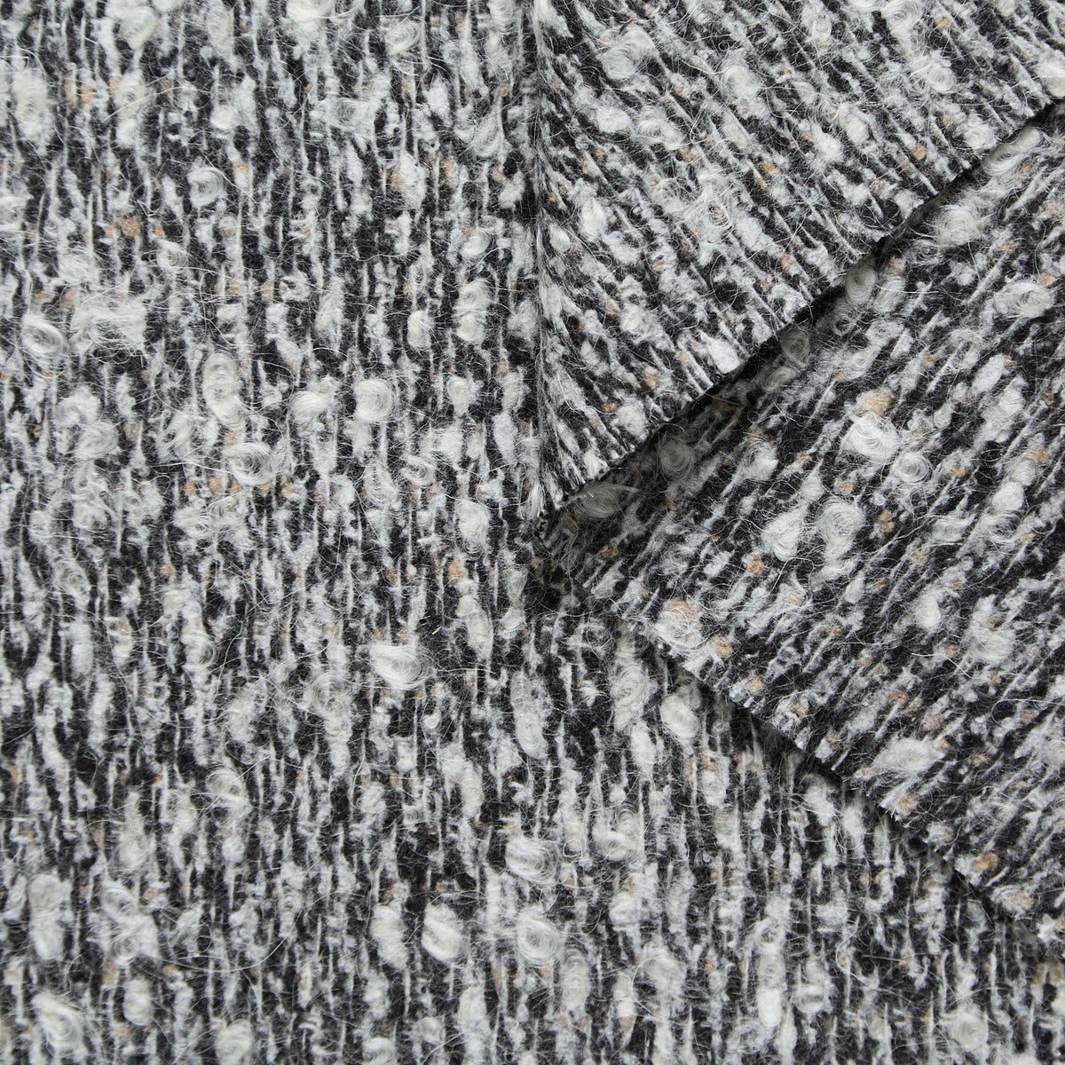 T25M12554 | Bouclé Tweed with Marbled Effect