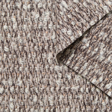T25M12554 | Tweed Bouclé Effet Marbré