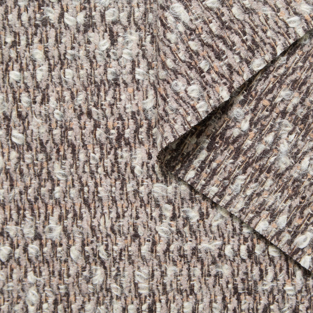 T25M12554 | Tweed Bouclé Effet Marbré
