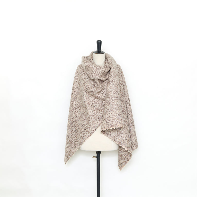 T25M12558 | Double-Face Tweed with Marbled Effect - view 6