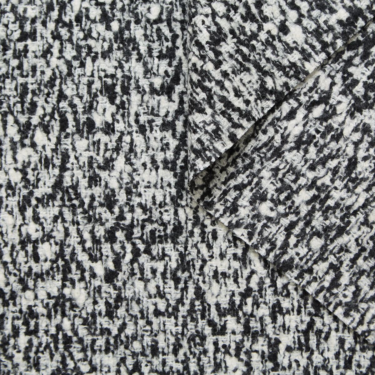 T25M12559 | Tweed Léger Double Face Effet Marbré