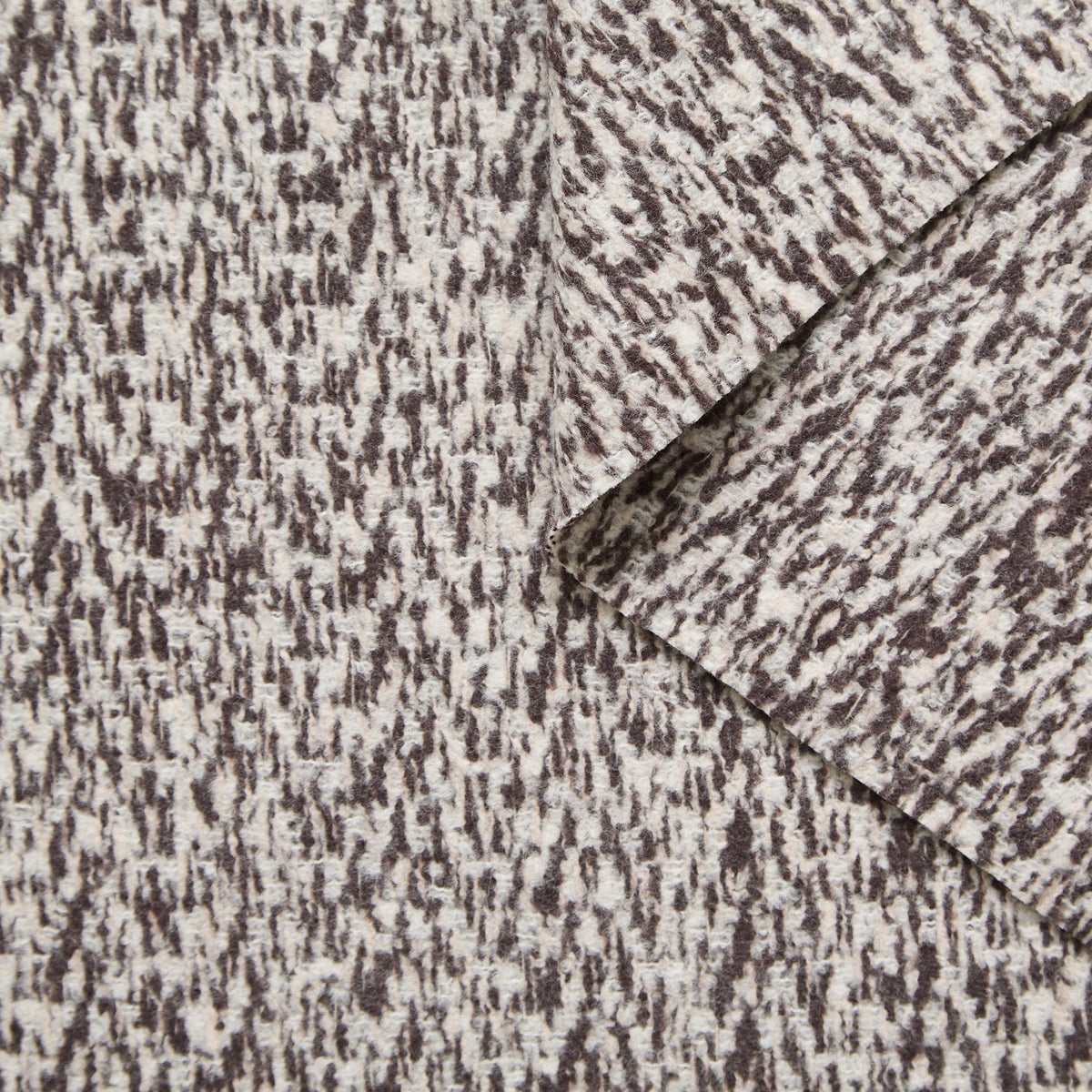 T25M12559 | Tweed Léger Double Face Effet Marbré