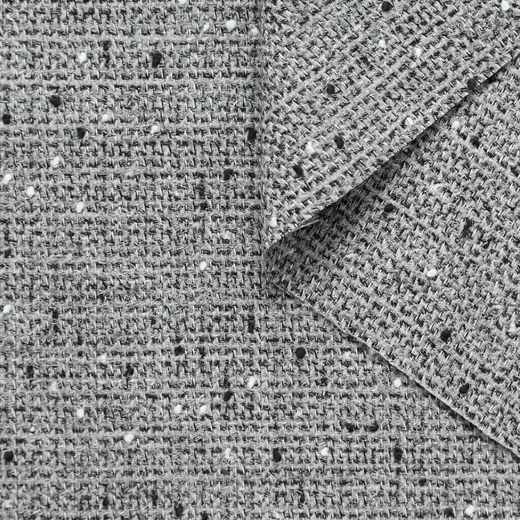 T25M12585 | Bouclé Tweed with Knotted Yarn Effect - view 1