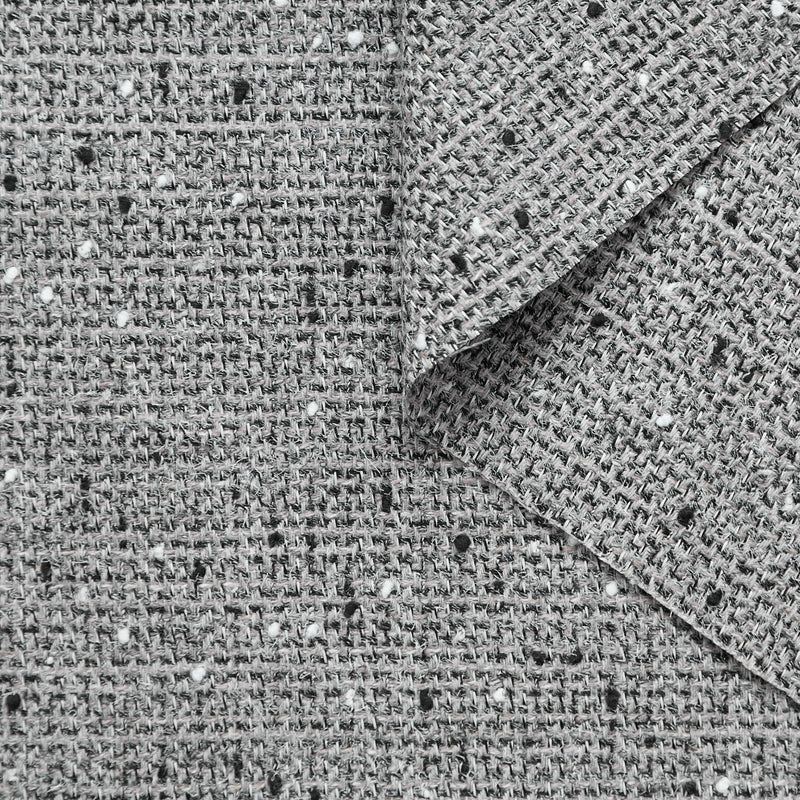 T25M12585 | Tweed Bouclé Effet Fil Noué