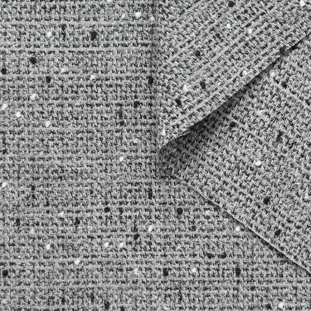 T25M12585 | Bouclé Tweed with Knotted Yarn Effect
