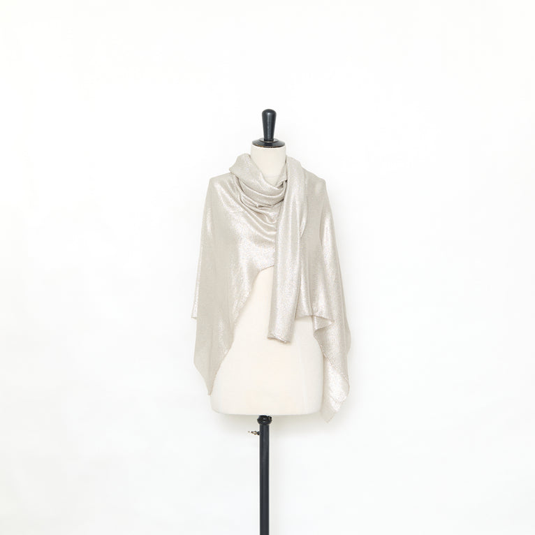 T25M12606 | Jacquard Lamé Scintillant en Soie - vue 3