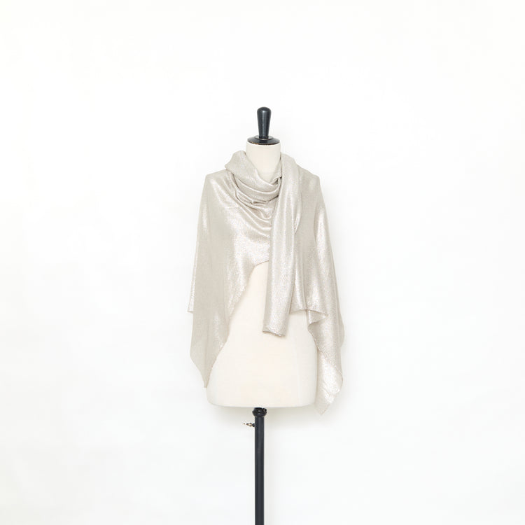 T25M12606 | Jacquard Lamé Scintillant en Soie - vue 2