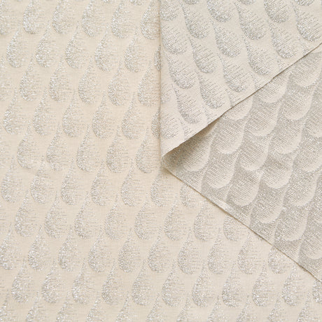 T25M12609 | Lamé Droplet Silk Jacquard