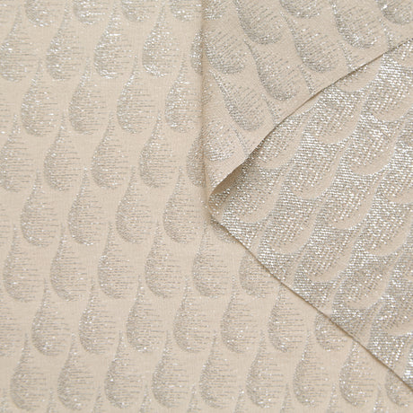  Jacquard de Soie Lamé Goutte 