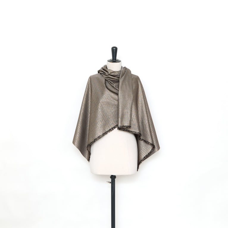 T25M12611 | Silk Lamé Sergé - view 2