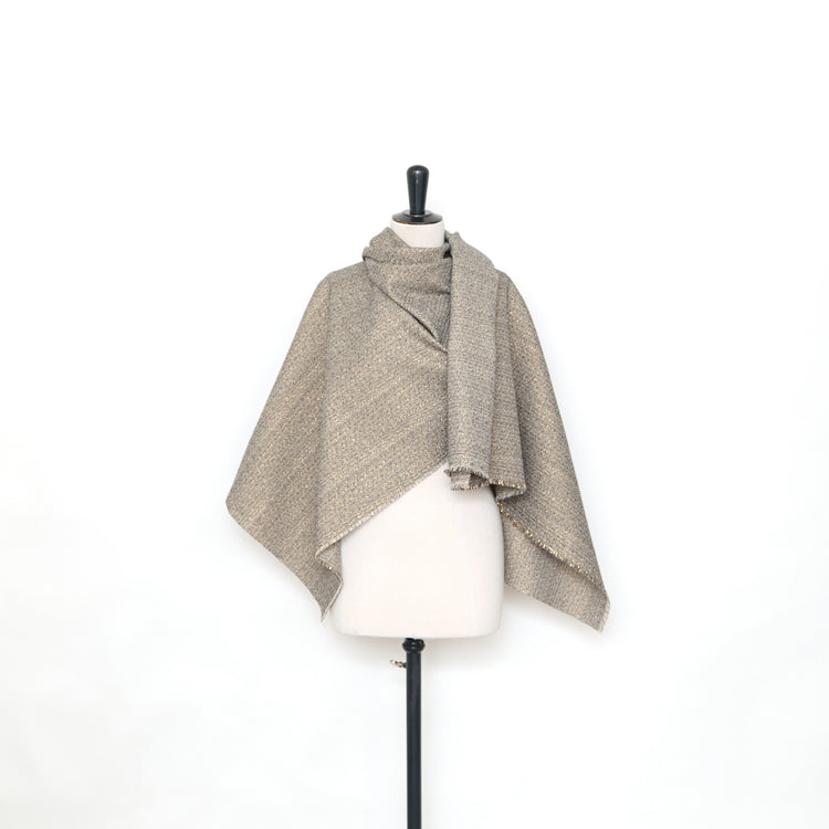 T25M12612 | Tweed Lamé en Laine Vierge et Soie - vue 2