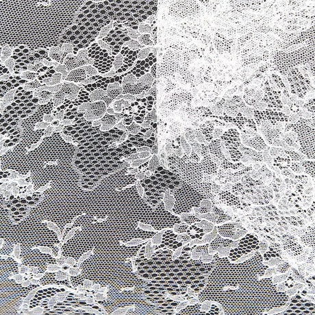T25M12618 | Dentelle Florale de Soie
