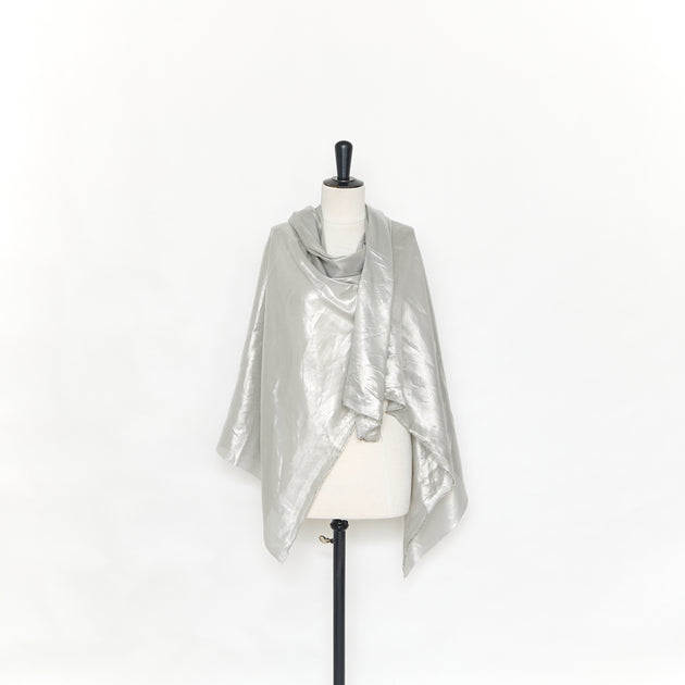 T25M12625 | Sheer Lamé Silk Voile