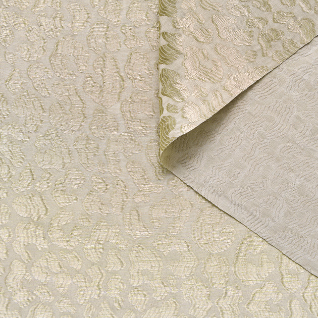 T25M12626 | Leopard Lamé Silk & Viscose Jacquard