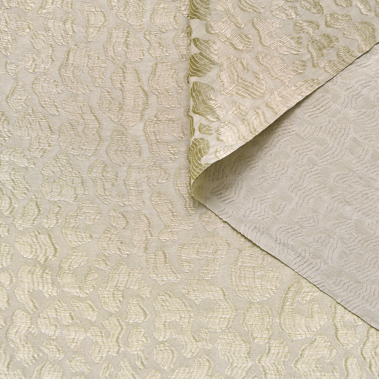T25M12626 | Jacquard Léopard Lamé en Soie et Viscose - vue 1