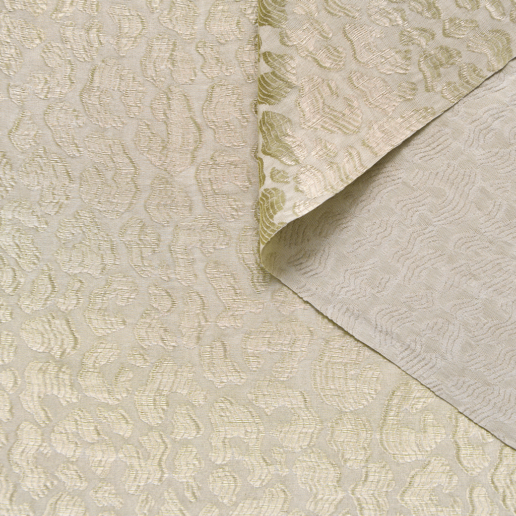 T25M12626 | Leopard Lamé Silk & Viscose Jacquard