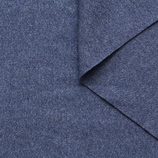 T25M12629 | Double Face Cashmere with Denim Effect