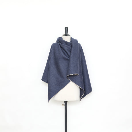  Cachemire Double Face Effet Denim