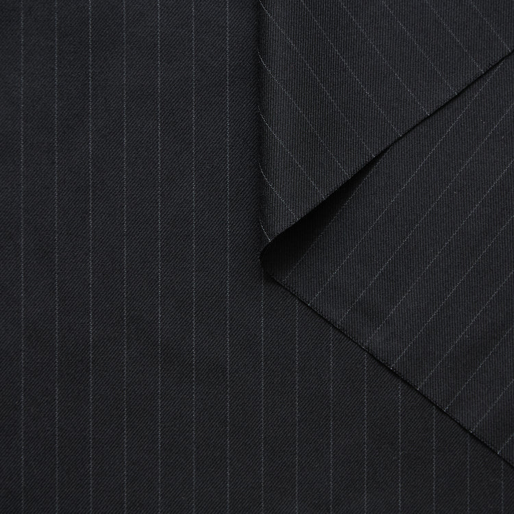 T25M12634 | Chalkstripe Wool Twill - view 1
