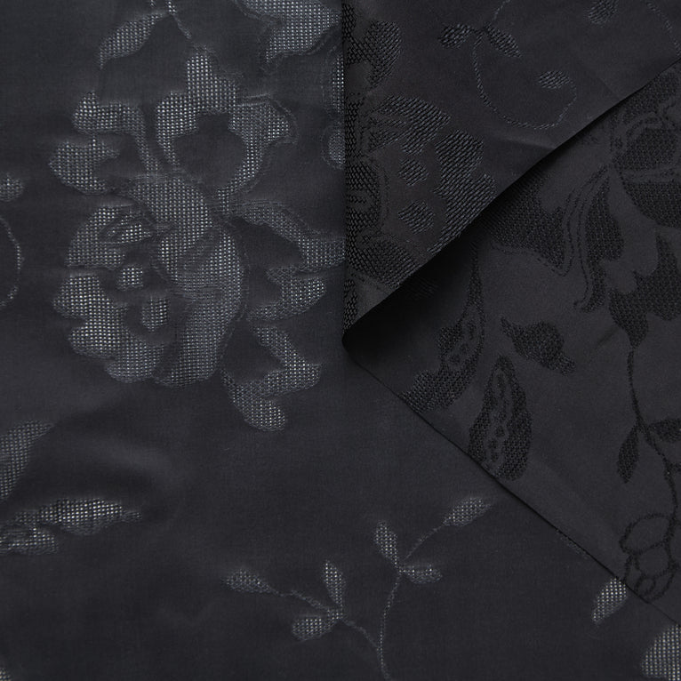 T25M12647 | Taffetas de Soie à Fleurs Quadrillées - vue 1
