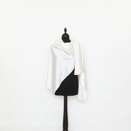  Stretch Satin en Soie Prêt à Teindre