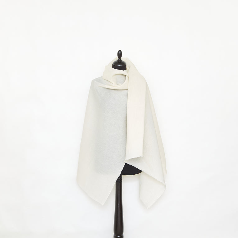 T25M12658 | Organza Shantung en Soie Lin et Coton - vue 2