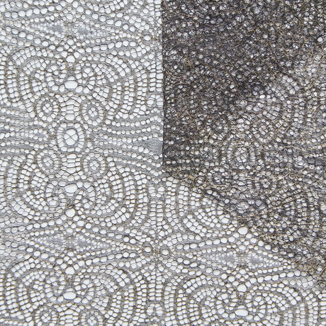 T25M12668 | Dentelle Géométrique Dorée