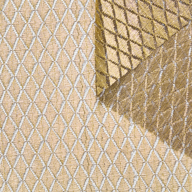 T25M12669 | Dentelle à Losanges Dorés - vue 2