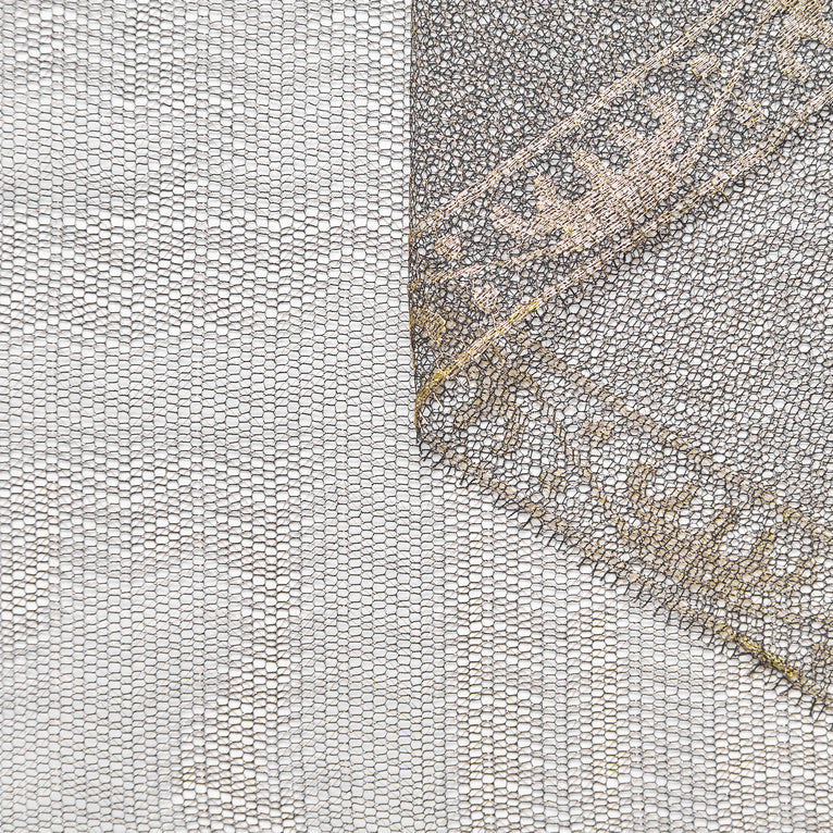 T25M12672 | Lamé Herringbone Lace - view 1