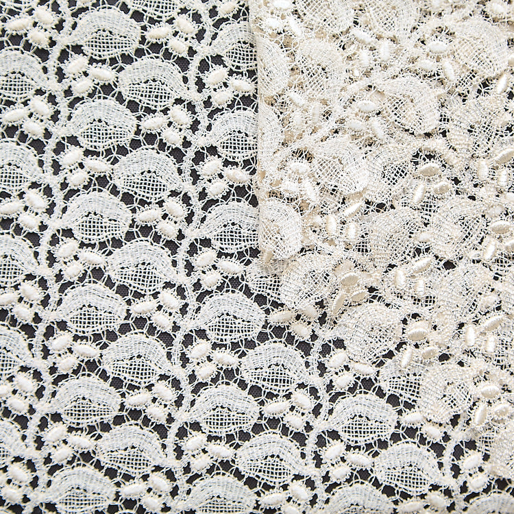 T25M12685 | Silver Vegetal Lace - view 1
