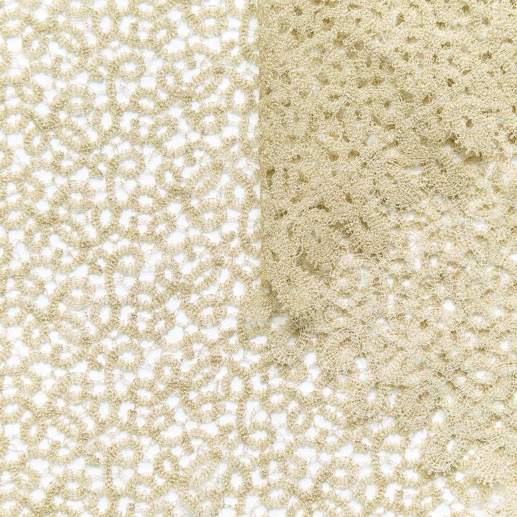 T25M12686 | Lamé Arabesque Lace