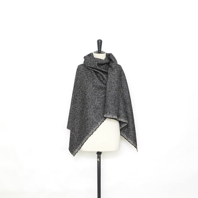 T25M12693 | Chevrons en Laine Vierge Soie et Lama