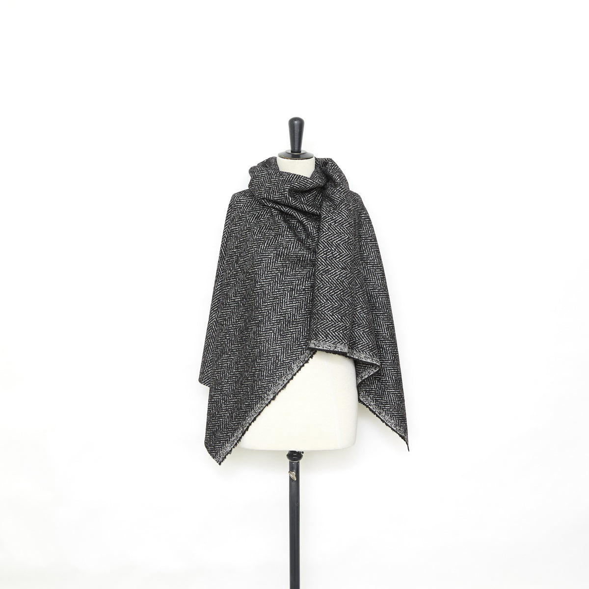 T25M12693 | Chevrons en Laine Vierge Soie et Lama