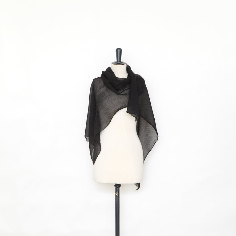 T25M12706 | Sheer Silk Seersucker - view 2