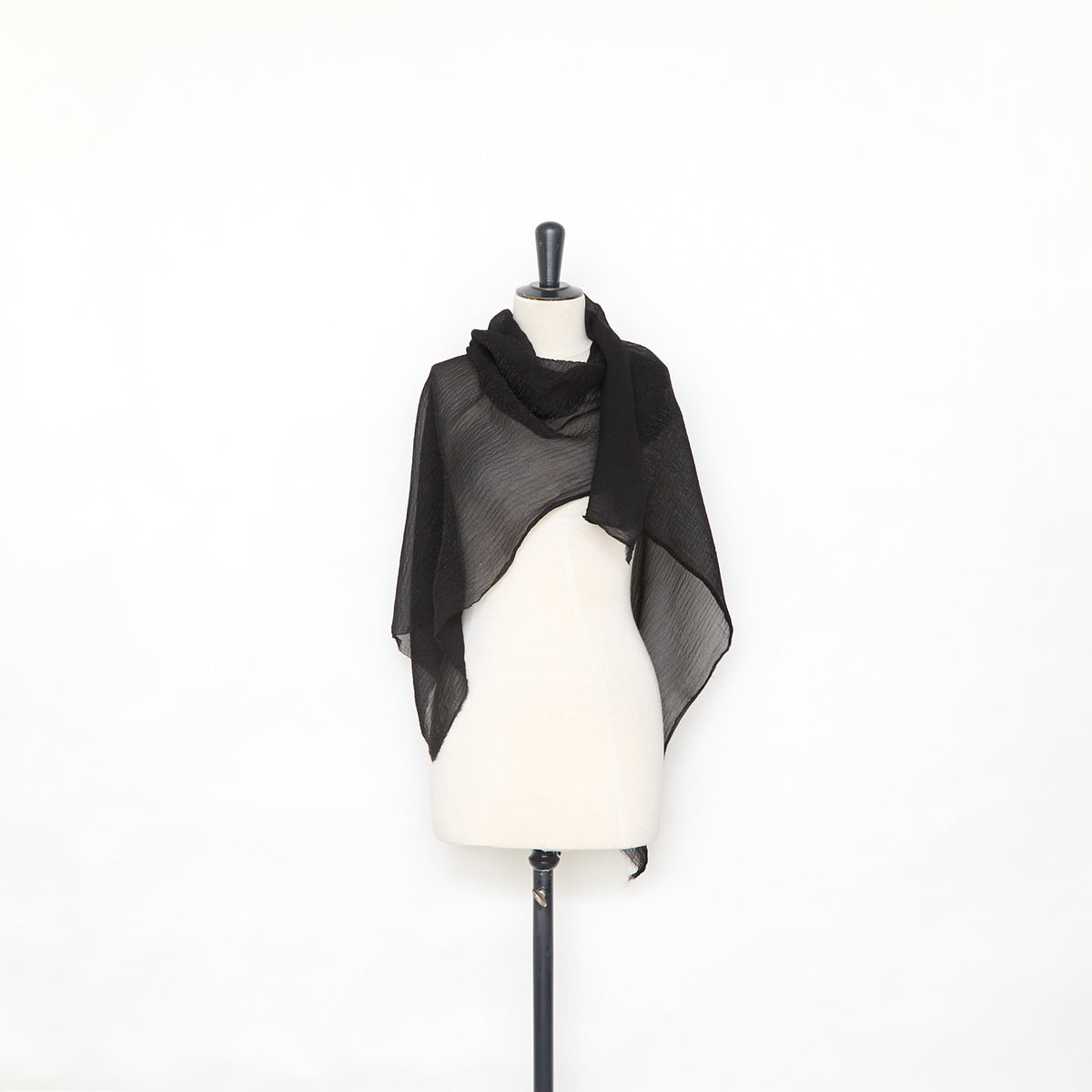 T25M12706 | Seersucker Transparent en Soie