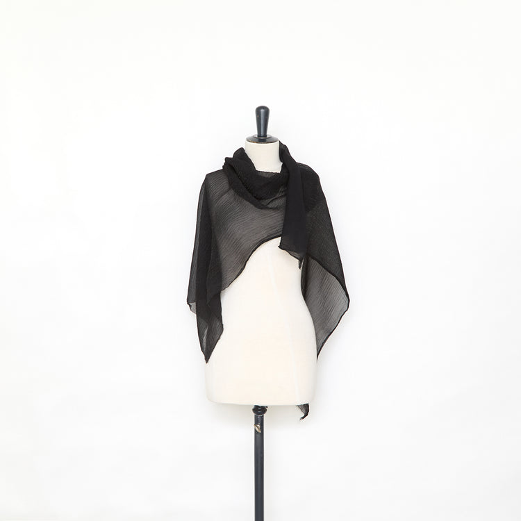 T25M12706 | Sheer Silk Seersucker - view 2
