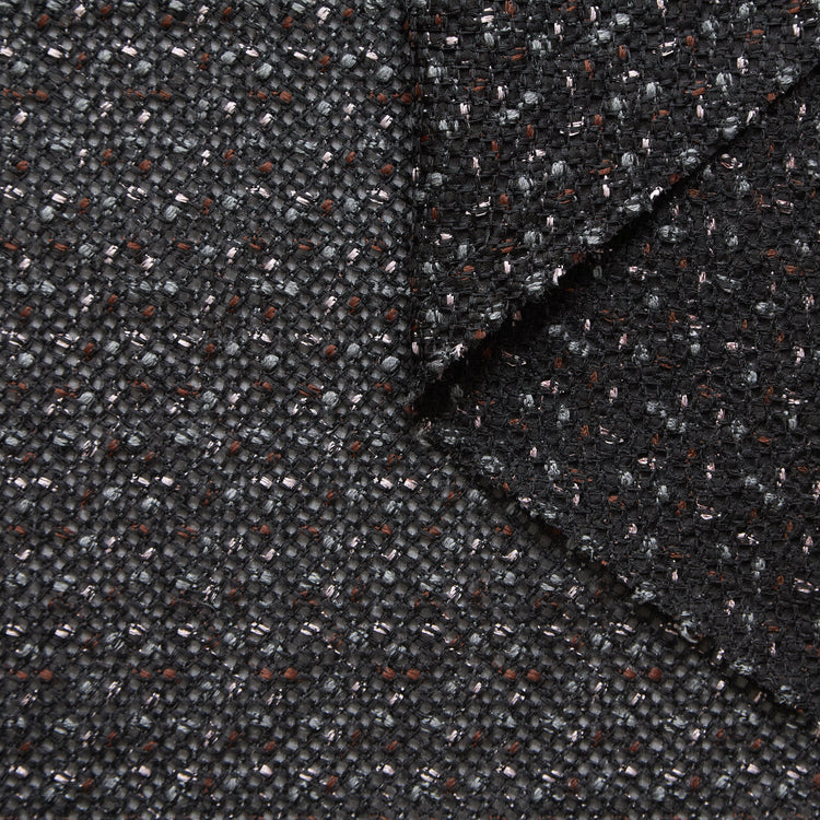 T25M12715 | Embroidered Cotton &amp; Wool Tweed - view 1