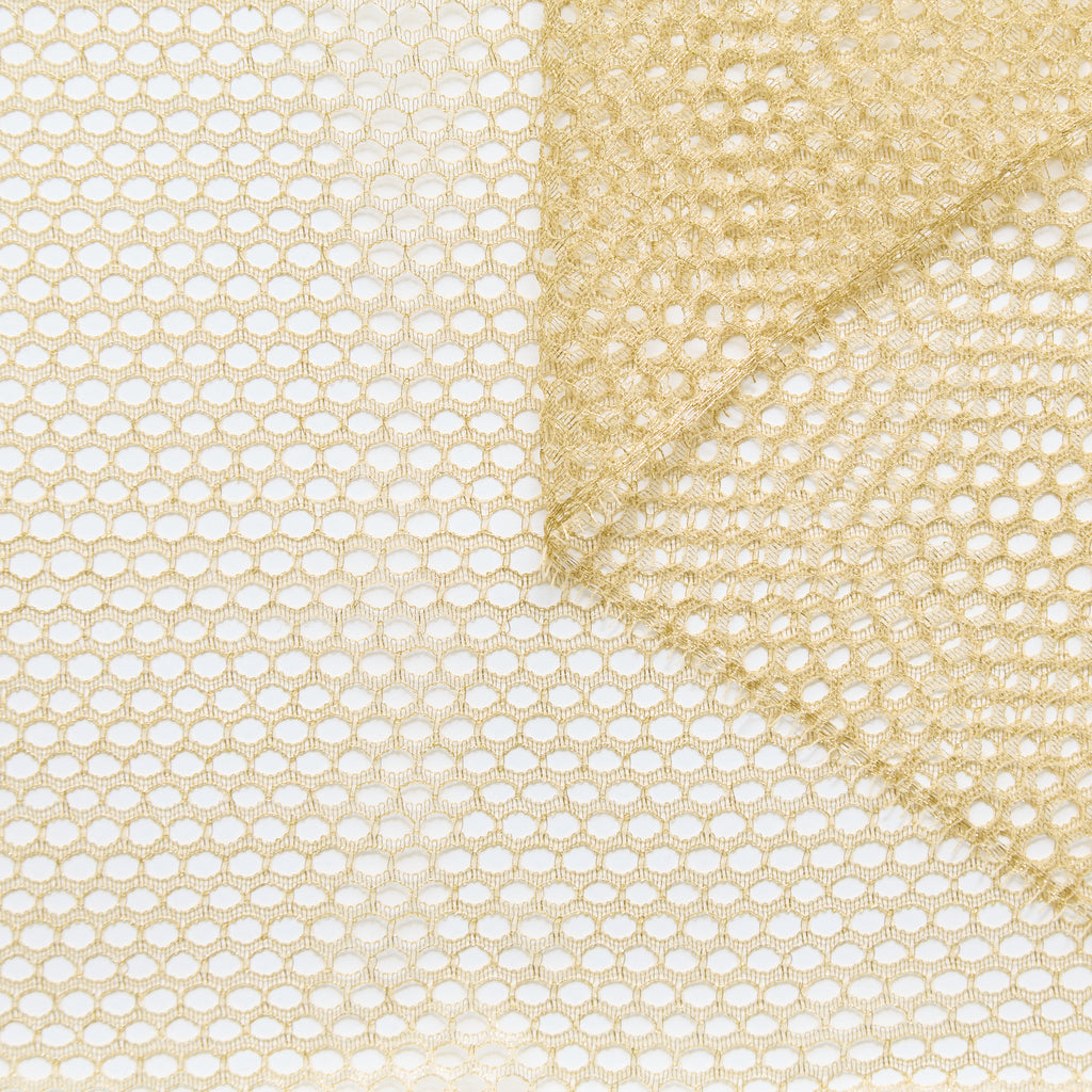 T25M12732 | Gold Fishnet for Embroidery
