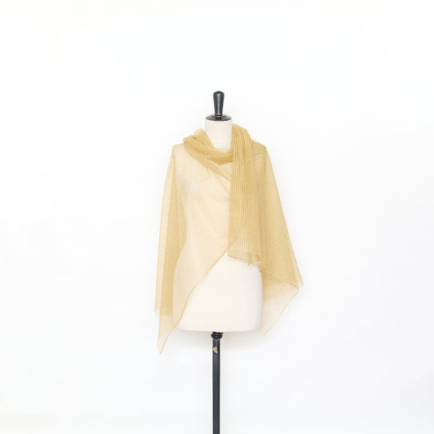 T25M12732 | Résille Dorée pour Broderie