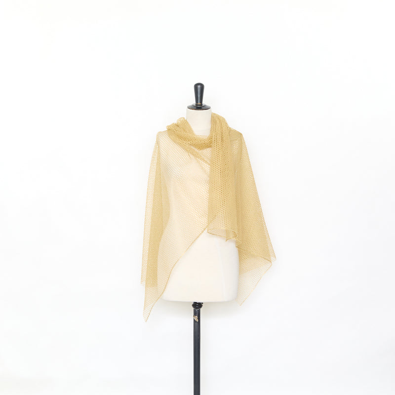 T25M12732 | Résille Dorée pour Broderie