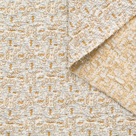 T25M12745 | Cloqué Lamé Bi-Stretch en Soie