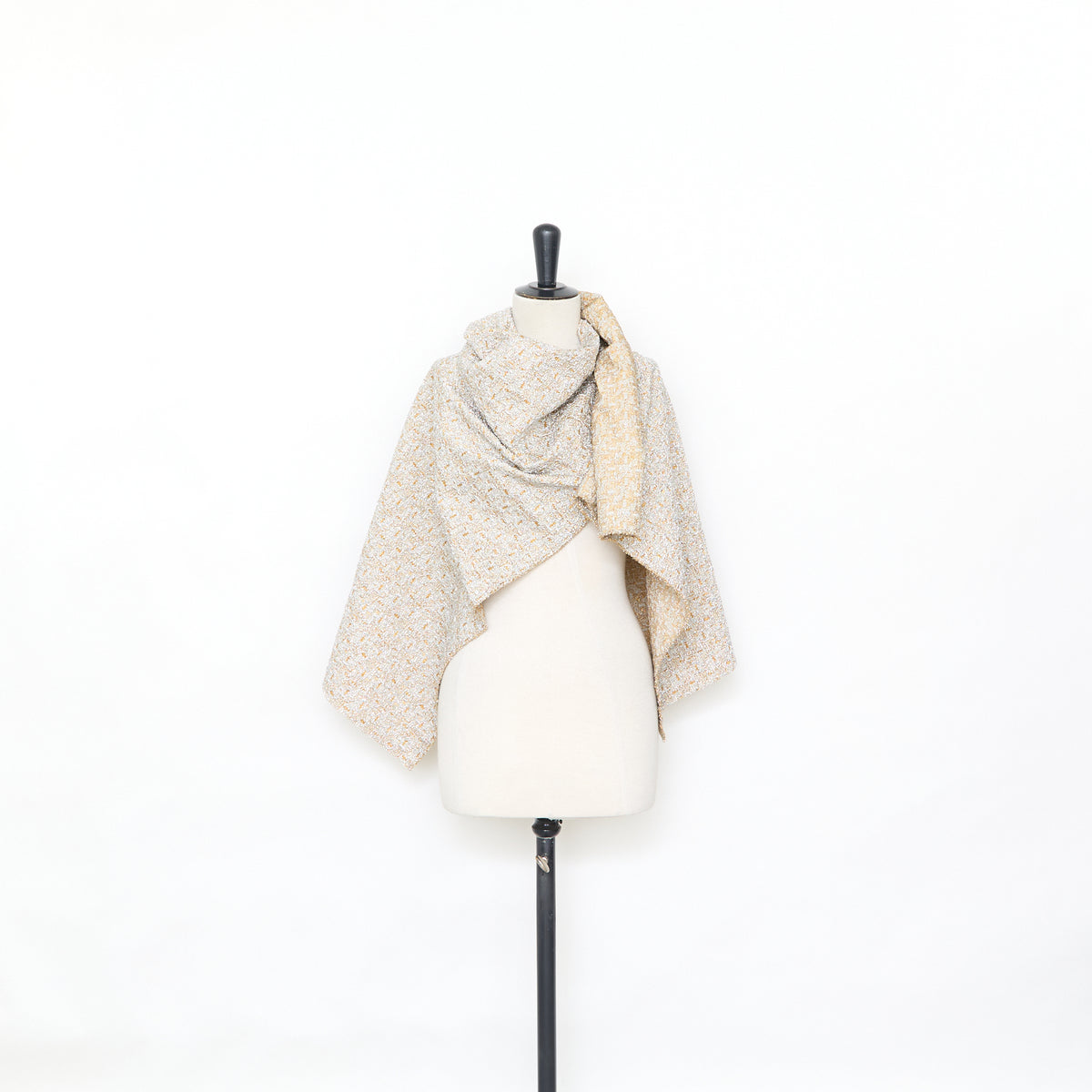 T25M12745 | Cloqué Lamé Bi-Stretch en Soie