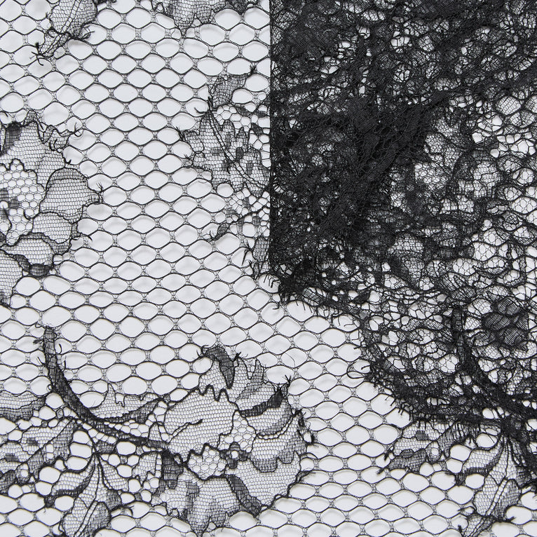 T25M13677 | Dentelle Florale en Viscose et Coton - vue 3