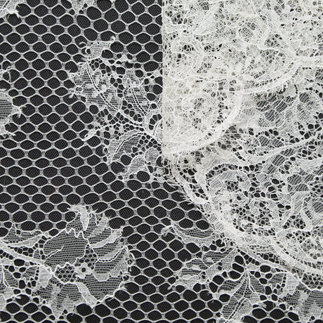 T25M13677 | Dentelle Florale en Viscose et Coton