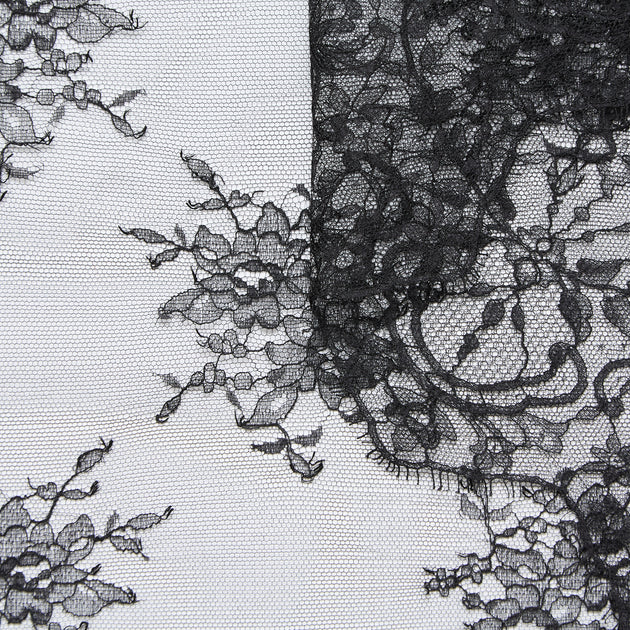 T25M13678 | Dentelle Florale en Viscose et Coton