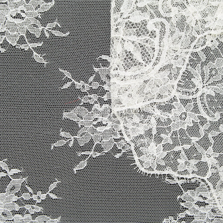 T25M13678 | Dentelle Florale en Viscose et Coton